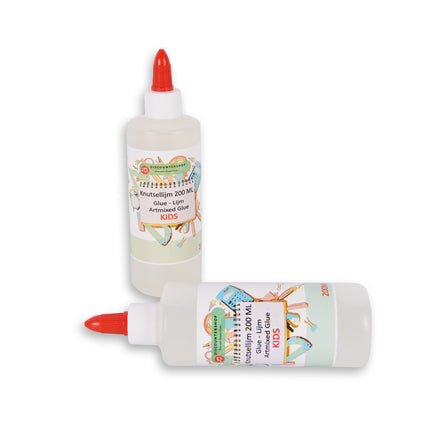 2stuks | Lijm | Kinderlijm | 200 ml | Knutselen | plastic/polymeren | Schoollijm | Hobbylijm | Secondelijm | Contactlijm | 17cm*5 cm*7cm