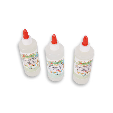 3stuks | Lijm | Kinderlijm | 200 ml | Knutselen | plastic/polymeren | Schoollijm | Hobbylijm | Secondelijm | Contactlijm | 17cm*5 cm*7cm
