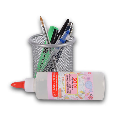 Knutsellijm 200ml Schoollijm, Slijmlijm & Ambachtelijke Lijm | Wasbaar ideaal voor het maken van slijm Doorzichtige knutsellijm - All purpose glue - Glue - Kinderlijm - Knutselen
