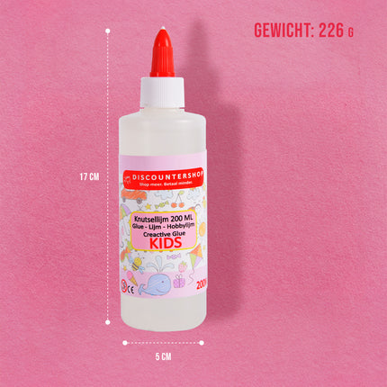 4x Knutsellijm 800ml - Lijm - All purpose glue - Glue - Kinderlijm - Knutselen - Goedkope knutsellijm - Doorzichtige knutsellijm - Knutsellijm 800 ml - Lijm - All purpose glue - Glue - Kinderlijm - Knutselen - Goedkope knutsellijm -