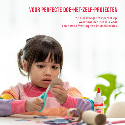 4x Knutsellijm 800ml - Lijm - All purpose glue - Glue - Kinderlijm - Knutselen - Goedkope knutsellijm - Doorzichtige knutsellijm - Knutsellijm 800 ml - Lijm - All purpose glue - Glue - Kinderlijm - Knutselen - Goedkope knutsellijm -