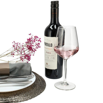 Wittewijnglazen - 37cl Helder Glas - 370ml - Spiegelau Glazenset voor Diner & Dessertwijn