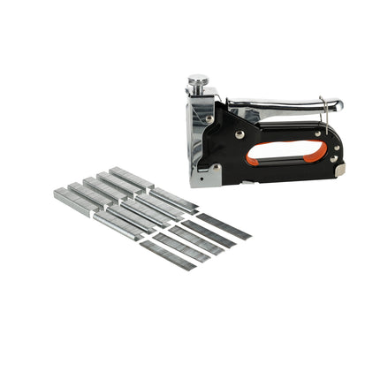 Set van 5 Nietpistolen | Heavy Duty Nietmachine | 5000 Nietjes Inclusief | Nietpistool Voor Hout, Stoffering en DIY Projecten