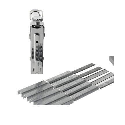 Set van 5 Nietpistolen | Heavy Duty Nietmachine | 5000 Nietjes Inclusief | Nietpistool Voor Hout, Stoffering en DIY Projecten