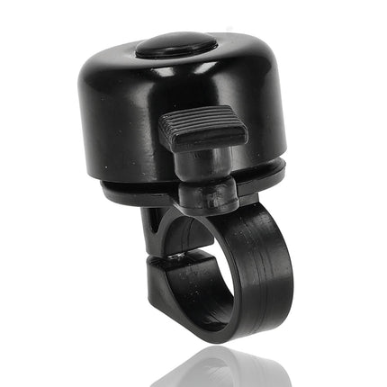 Zwarte Fietsbel 35mm - Fietsbel voor Racefiets, Stadfiets, MTB & Meer - Goedkope Fietsaccessoire