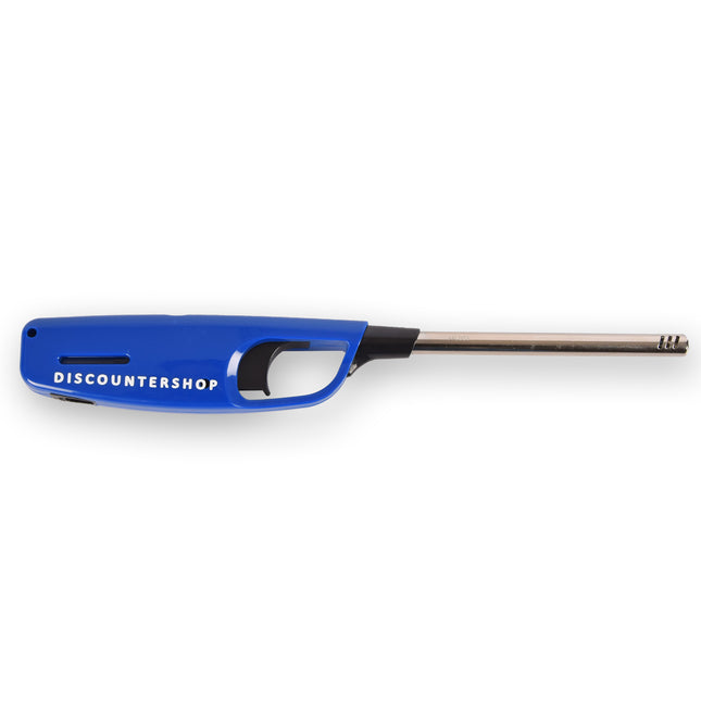 Compacte BBQ Starter – 61g - Blauw - Navulbare Aansteker voor Snel en Gemakkelijk BBQ Aansteken – 4cm x 2cm x 28cm