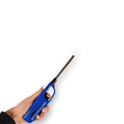 5x Compacte BBQ Starter – Blauw - Navulbare Aansteker voor Snel en Gemakkelijk BBQ Aansteken – 4cm x 2cm x 28cm