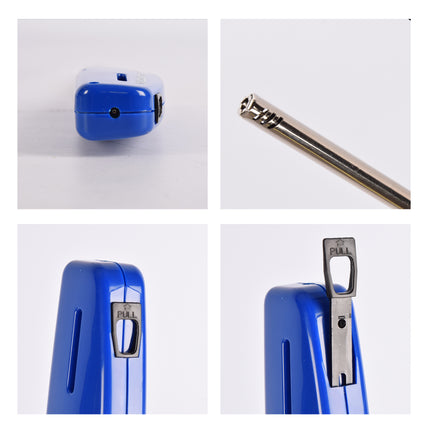 5x Compacte BBQ Starter – Blauw - Navulbare Aansteker voor Snel en Gemakkelijk BBQ Aansteken – 4cm x 2cm x 28cm