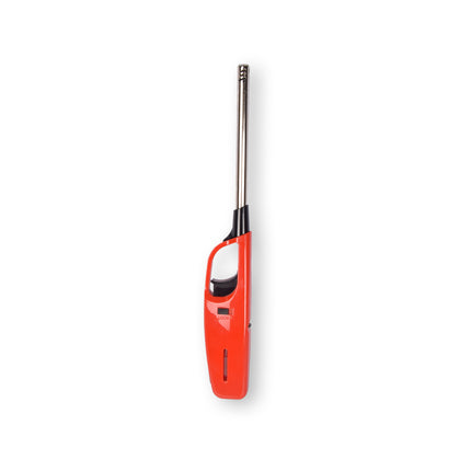 Krachtige elektrische aansteker - Gasaansteker - BBQ starter elektrisch | Navulbare aansteker | 1 stuks | Plastic | Rood | 268mm