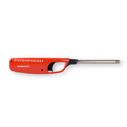 Krachtige elektrische aansteker - Gasaansteker - BBQ starter elektrisch | Navulbare aansteker | 1 stuks | Plastic | Rood | 268mm