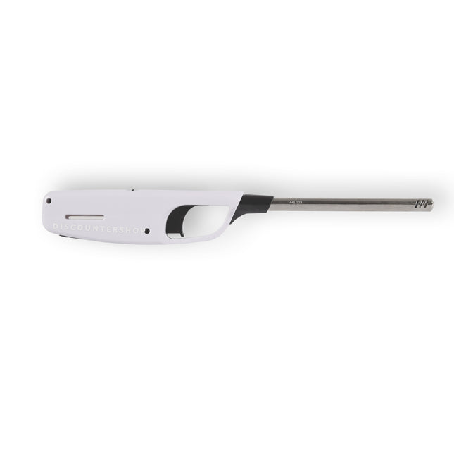 1x Compacte BBQ Starter – Wit - Navulbare Aansteker voor Snel en Gemakkelijk BBQ Aansteken – 4cm x 2cm x 28cm