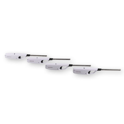 4x Compacte BBQ Starter – Wit - Navulbare Aansteker voor Snel en Gemakkelijk BBQ Aansteken – 4cm x 2cm x 28cm