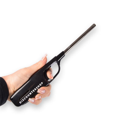 1x Compacte BBQ Starter – Zwart - Navulbare Aansteker voor Snel en Gemakkelijk BBQ Aansteken – 4cm x 2cm x 28cm