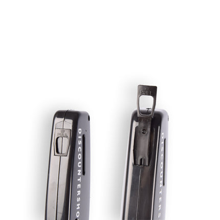 1x Compacte BBQ Starter – Zwart - Navulbare Aansteker voor Snel en Gemakkelijk BBQ Aansteken – 4cm x 2cm x 28cm