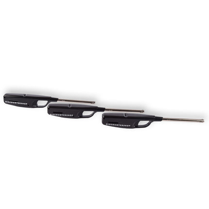 3x Compacte BBQ Starter – Zwart - Navulbare Aansteker voor Snel en Gemakkelijk BBQ Aansteken – 4cm x 2cm x 28cm
