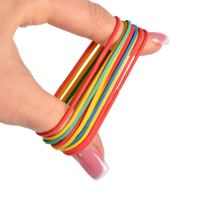 Adorneer Je Haar | Gekleurde Rubberen Elastiekjes | 2 Doosjes | Biologisch Afbreekbare Haarelastiekjes voor Kinderen en Meisjes | Perfecte Haaraccessoires Om Je Haar Te Stylen