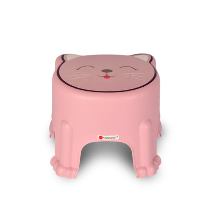 Opstapkrukje | voor Kinderen | Krukje | kunststof | Maximaal: 50 kg | roze | Opstapje | 29cm*26cm*21cm