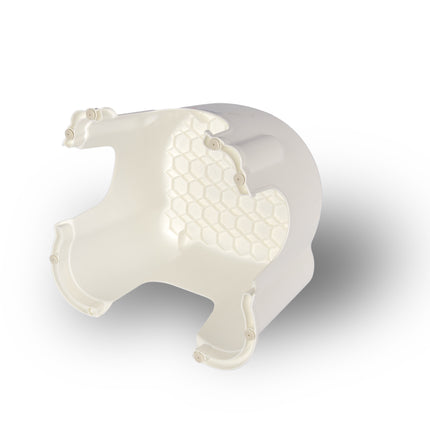 Opstapkrukje | voor Kinderen | Krukje | kunststof | Maximaal: 50 kg | wit | Opstapje | 29cm*26cm*21cm