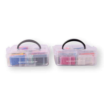 2 Polymeerklei Set - 26 Stuks Klei en 5 Gereedschappen - Handig Opbergkoffer - Multi Collor - Geschikt voor Boetseren en Knutselen