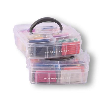 2 Polymeerklei Set - 26 Stuks Klei en 5 Gereedschappen - Handig Opbergkoffer - Multi Collor - Geschikt voor Boetseren en Knutselen