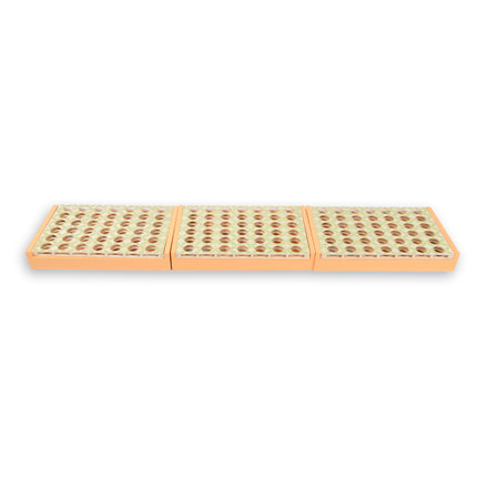 3 Stuks Kleurrijke Bordspellen voor Kinderen - vanaf 6+ Jaar - Inclusief 21 Rode en 21 Blauwe Fiches in één doos - 24cmx15cmx4cm 