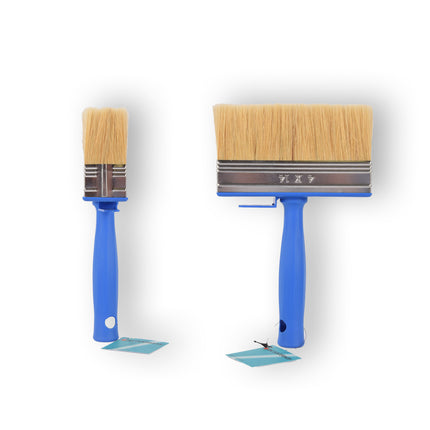 10x | Blokkwast | Plastic | Muurverfkwast | Kwast | Blauw | 23cm x 14cm x 4cm | Geschikt voor Watergedragen en Oliegedragen Verven
