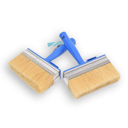2x | Blokkwast | Plastic | Muurverfkwast | Kwast | Blauw | 23cm x 14cm x 4cm | Geschikt voor Watergedragen en Oliegedragen Verven
