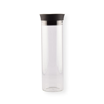 1x Stijlvolle Transparante Borosilicat Glazen Schenkkan | Schenkkan, Karaf, Schenkkannetje - Inhoud 1 Liter Lengte 27 cm – diameter 8cm 
