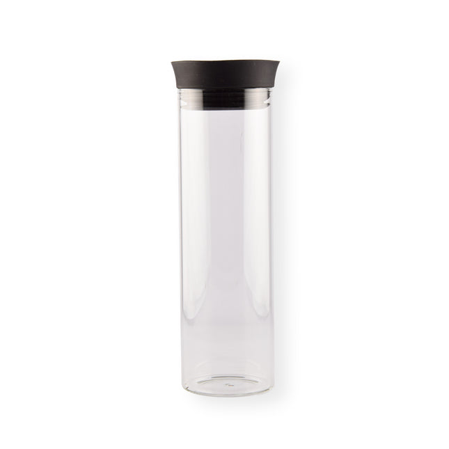 1x Stijlvolle Transparante Borosilicat Glazen Schenkkan | Schenkkan, Karaf, Schenkkannetje - Inhoud 1 Liter Lengte 27 cm – diameter 8cm 