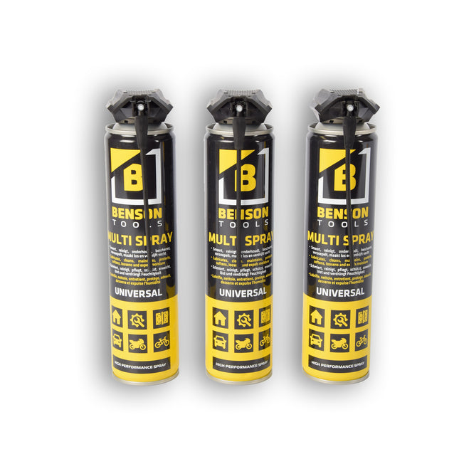 3x  Multi Spray | 2 Way | 276 g | Universeel | 300 ml | Roestbescherming | Corrosiebescherming | 22cm*5cm