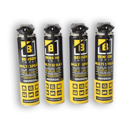 4x  Multi Spray | 2 Way | 276 g | Universeel | 300 ml | Roestbescherming | Corrosiebescherming | 22cm*5cm