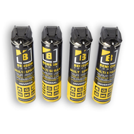 4x  Multi Spray | 2 Way | 276 g | Universeel | 300 ml | Roestbescherming | Corrosiebescherming | 22cm*5cm