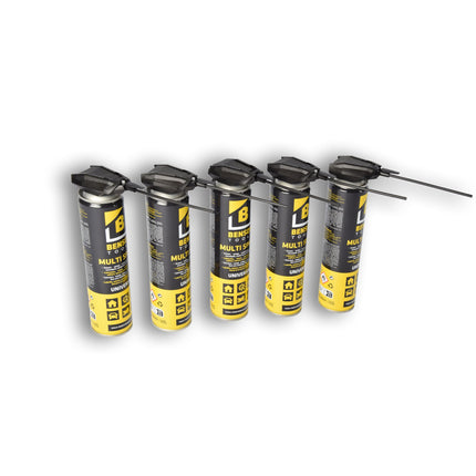 5x  Multi Spray | 2 Way | 276 g | Universeel | 300 ml | Roestbescherming | Corrosiebescherming | 22cm*5cm