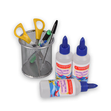 Set van 3 | Lijm | Kinderlijm | Alleslijm | Transparent | 633g | Houtlijm | 100 ml | Knutselen | Secondelijm | Contactlijm | knutsellijm | 4cm*14cm