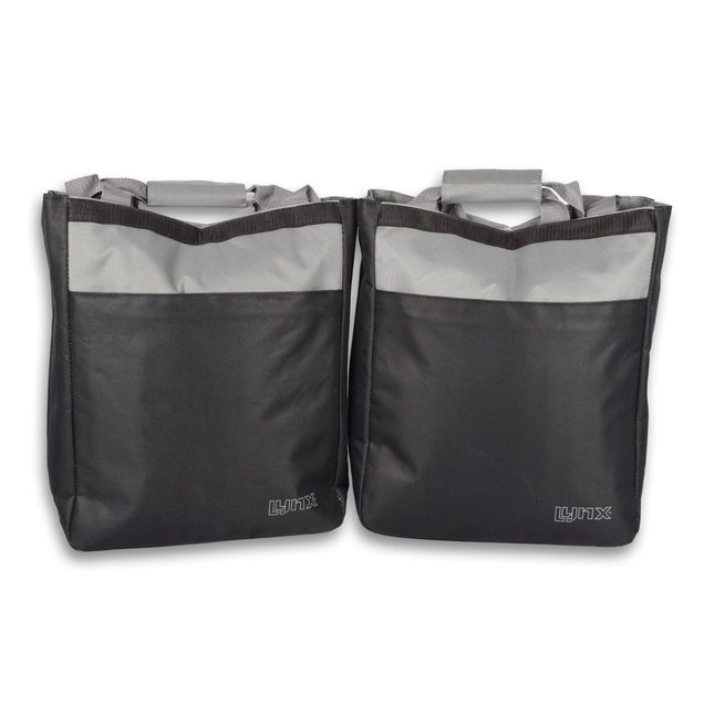 2 stuks | Fietstas | Enkele fietstas | Zwart | Waterdichte fietstas | Fietsmand | 17 liter | 33cm*15cm*41cm
