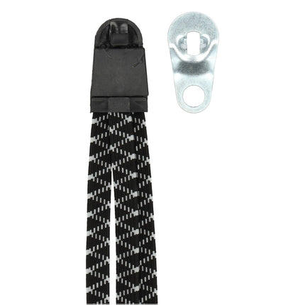 Snelbinder Spinbinder Fiets – Zwarte Bagagespin met Metalen Haken – Verstelbare en Sterke Fietsspin voor Motor, Fiets & Scooter – 55cm x 3cm