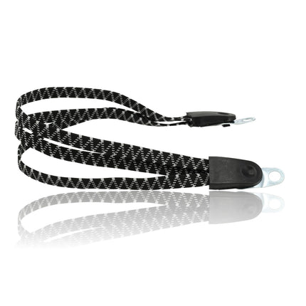Snelbinder Spinbinder Fiets – Zwarte Bagagespin met Metalen Haken – Verstelbare en Sterke Fietsspin voor Motor, Fiets & Scooter – 55cm x 3cm
