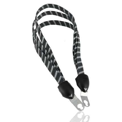 Fiets Snelbinders met Haak Set van 2 | 67 cm Bungee Koord Fiets | Zwart | Bagagebinders voor 26/27 Inch