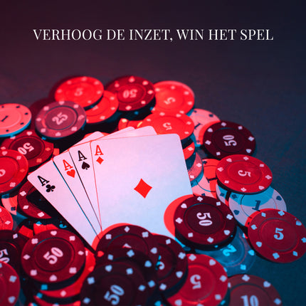 Pokerset - 48 Poker Chips | Complete Poker Set voor Kaartspellen en Casino | Pokerchips voor Pokerspel en Thuisgebruik
