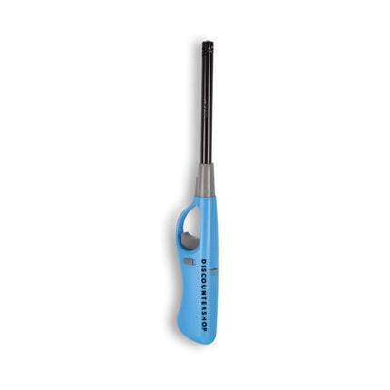 Gasaansteker 26 cm – Blauw Aansteker – Keukenaansteker – Kinderslot – Voor Kaarsen, BBQ, Keuken en Kamperen – Navulbaar