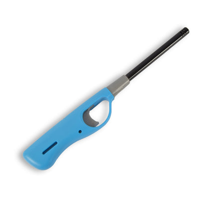Gasaansteker 26 cm – Blauw Aansteker – Keukenaansteker – Kinderslot – Voor Kaarsen, BBQ, Keuken en Kamperen – Navulbaar