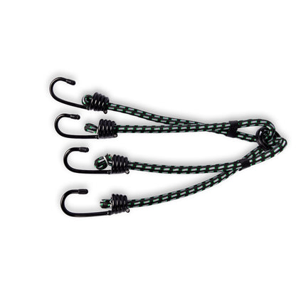 Snelbinders | Bagagespin 4 Haken | Stevige Spinbinder | 40 cmØ | Groen/Zwart