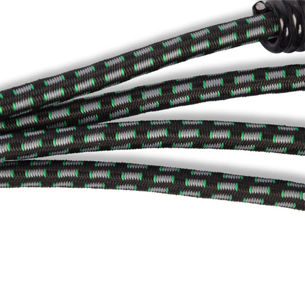 Snelbinders | Bagagespin 4 Haken | Stevige Spinbinder | 40 cmØ | Groen/Zwart