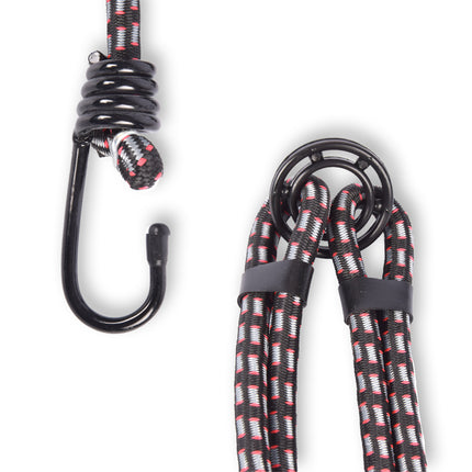 Stevige Snelbinder Spin 60cm | Rood/Zwart | Veilig & Stijlvol 