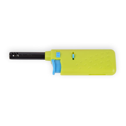 Set van 2 Mini Aanstekers - Barbecue Aansteker voor BBQ Aansteken - 14cm x 3cm - Groen & Oranje