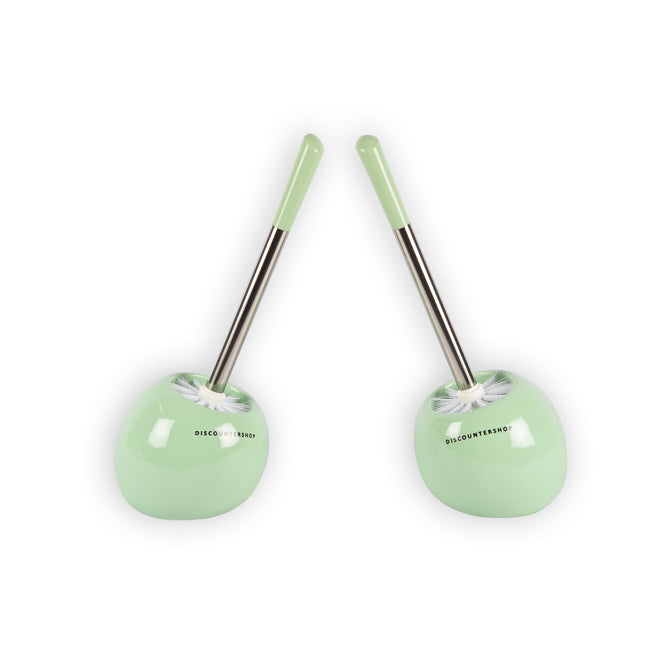 WC Borstel en Houder Set - Milieuvriendelijk en Effectief Schoonmaken - Breedte: 13cm, Lengte: 37cm