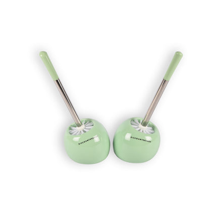 WC Borstel en Houder Set - Milieuvriendelijk en Effectief Schoonmaken - Breedte: 13cm, Lengte: 37cm