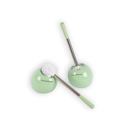 WC Borstel en Houder Set - Milieuvriendelijk en Effectief Schoonmaken - Breedte: 13cm, Lengte: 37cm