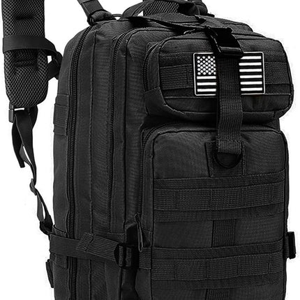 Tactical Backpack 26l | Tactische rugzak | sport - school - werk | Zwart - Backpack US Assault Molle Large - Rugzak - Zwart - 26 L