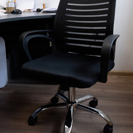 Ergonomische Bureaustoel - Volwassenen - Verstelbaar - Netbekleding - Zwart